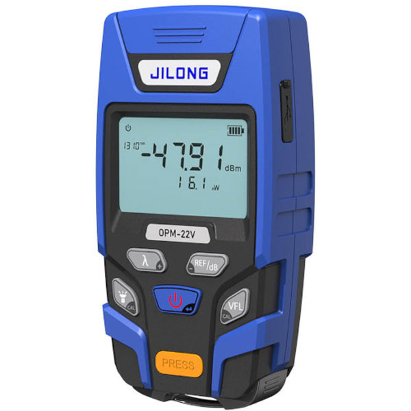 Jilong OPM-22V Optical Power Meter and RJ45 Cable Tester with LED Light
