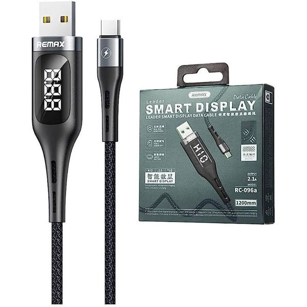 Remax RC-096 Digital Display Type-C Fast Charging Cable