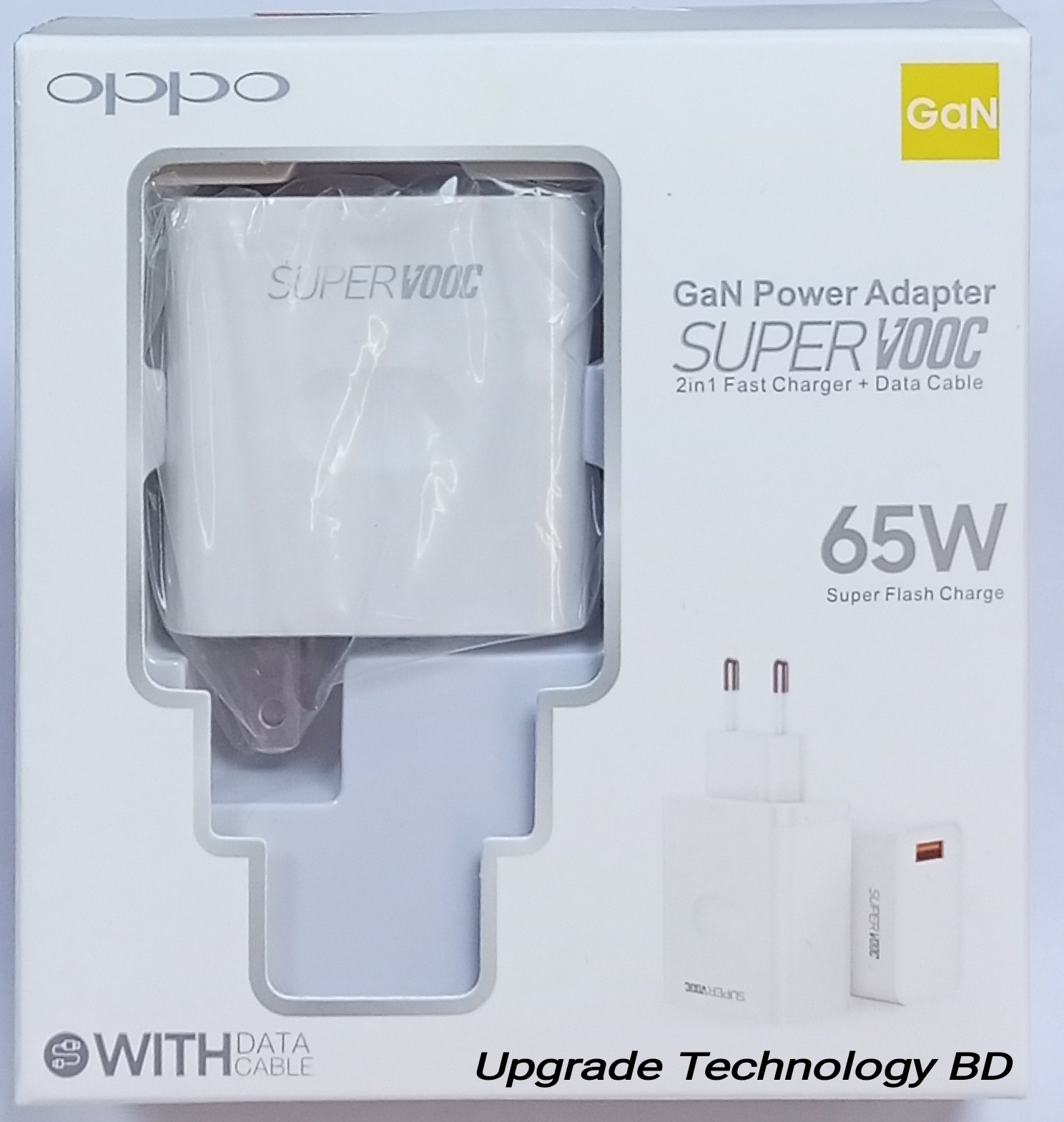 Oppo 65W Gan Supervooc Power Charger For Reno Ace 12 Reno