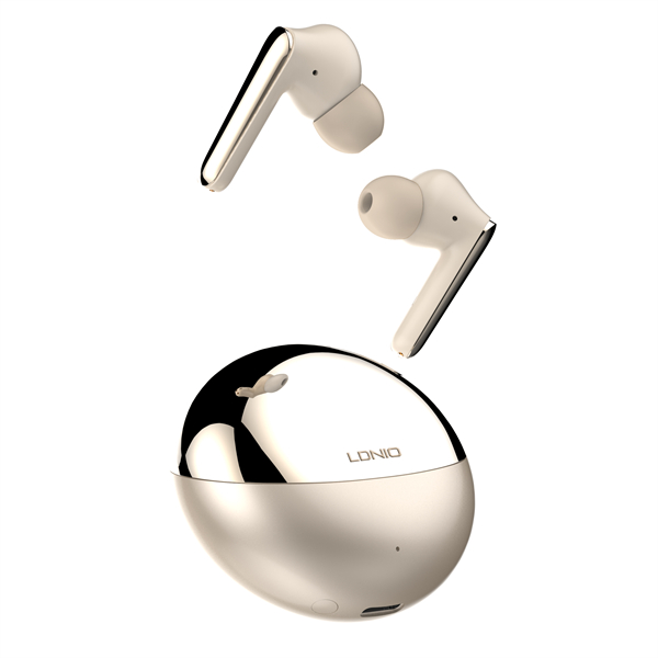 LDNIO Bluetooth Earbuds T01 – Gold Color